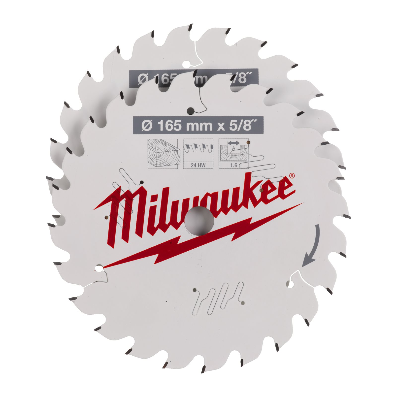 Pânze pentru fierăstraie circulare de mână 2pc Milwaukee 4932479836
