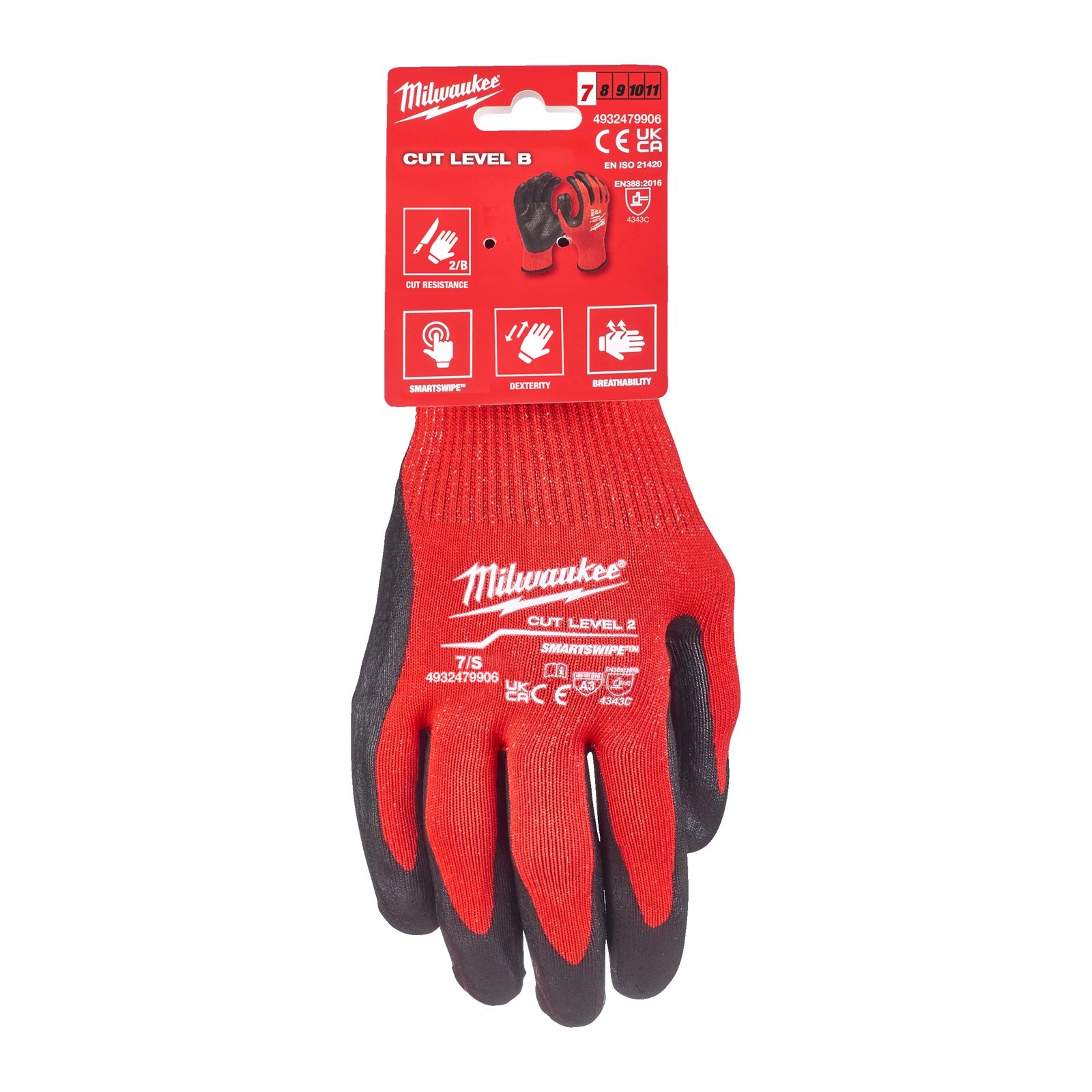 Mănuși rezistente la tăiere - B 1pc Milwaukee 4932479906 - continutul pachetului 1