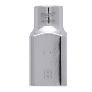 Cheie tubulară 1/2" cromată FOUR FLAT 8 mm Milwaukee
