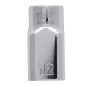 Cheie tubulară 1/2" cromată FOUR FLAT 12 mm Milwaukee 4932480010