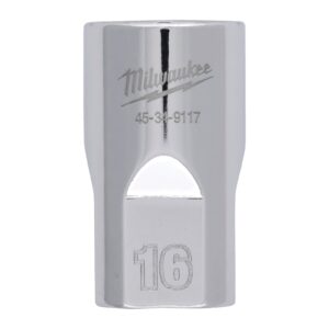 Cheie tubulară 1/2" cromată FOUR FLAT 16 mm Milwaukee 4932480014