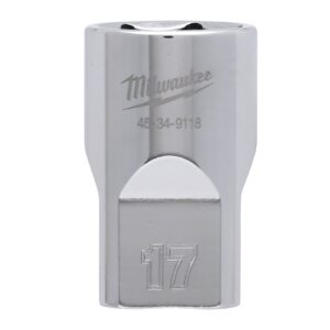 Cheie tubulară 1/2" cromată FOUR FLAT 17 mm Milwaukee 4932480015