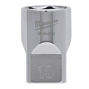 Cheie tubulară 1/2" cromată FOUR FLAT 19 mm Milwaukee 4932480017