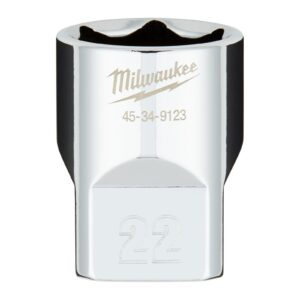 Cheie tubulară 1/2" cromată FOUR FLAT 22 mm Milwaukee 4932480020