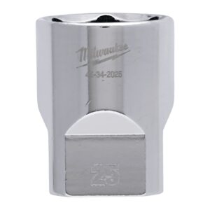 Cheie tubulară 1/2" cromată FOUR FLAT 25 mm Milwaukee