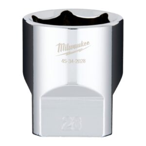 Cheie tubulară 1/2" cromată FOUR FLAT 28 mm Milwaukee