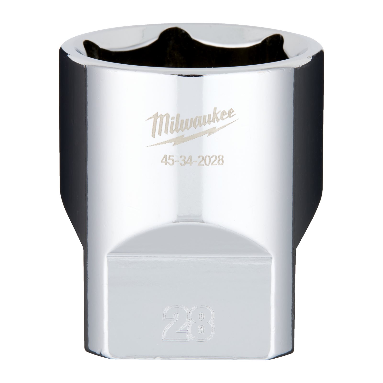 Cheie tubulară 1/2" cromată FOUR FLAT 28 mm Milwaukee