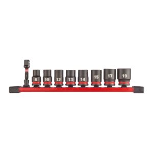 Chei tubulare de impact SHOCKWAVE IMPACT DUTY 3/8" 9pc Milwaukee 4932480454