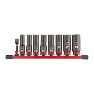 Chei tubulare de impact SHOCKWAVE IMPACT DUTY 3/8" 9pc Milwaukee 4932480455