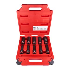 Set chei tubulare 1/2" SHOCKWAVE IMPACT DUTY 10pc Milwaukee