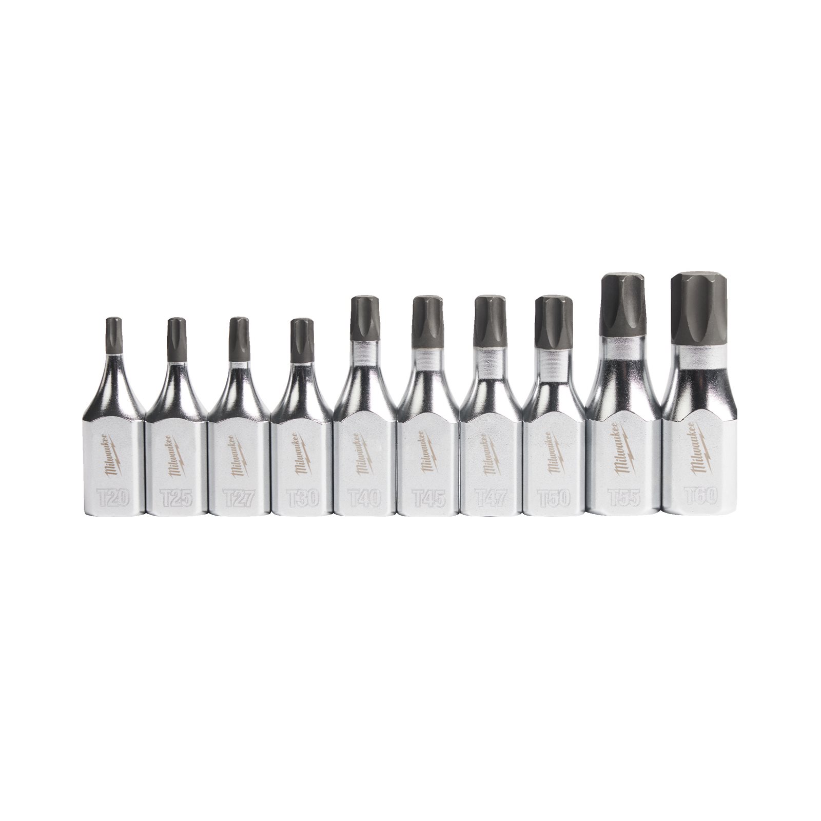 Set adaptoare Torx 3/8" 10 buc Milwaukee - imagine 2