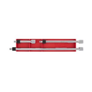 Set prelungitoare 1/4" cu blocare 3 buc Milwaukee