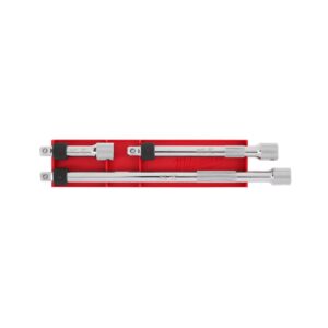 Set prelungitoare 3/8" cu blocare 3 buc Milwaukee