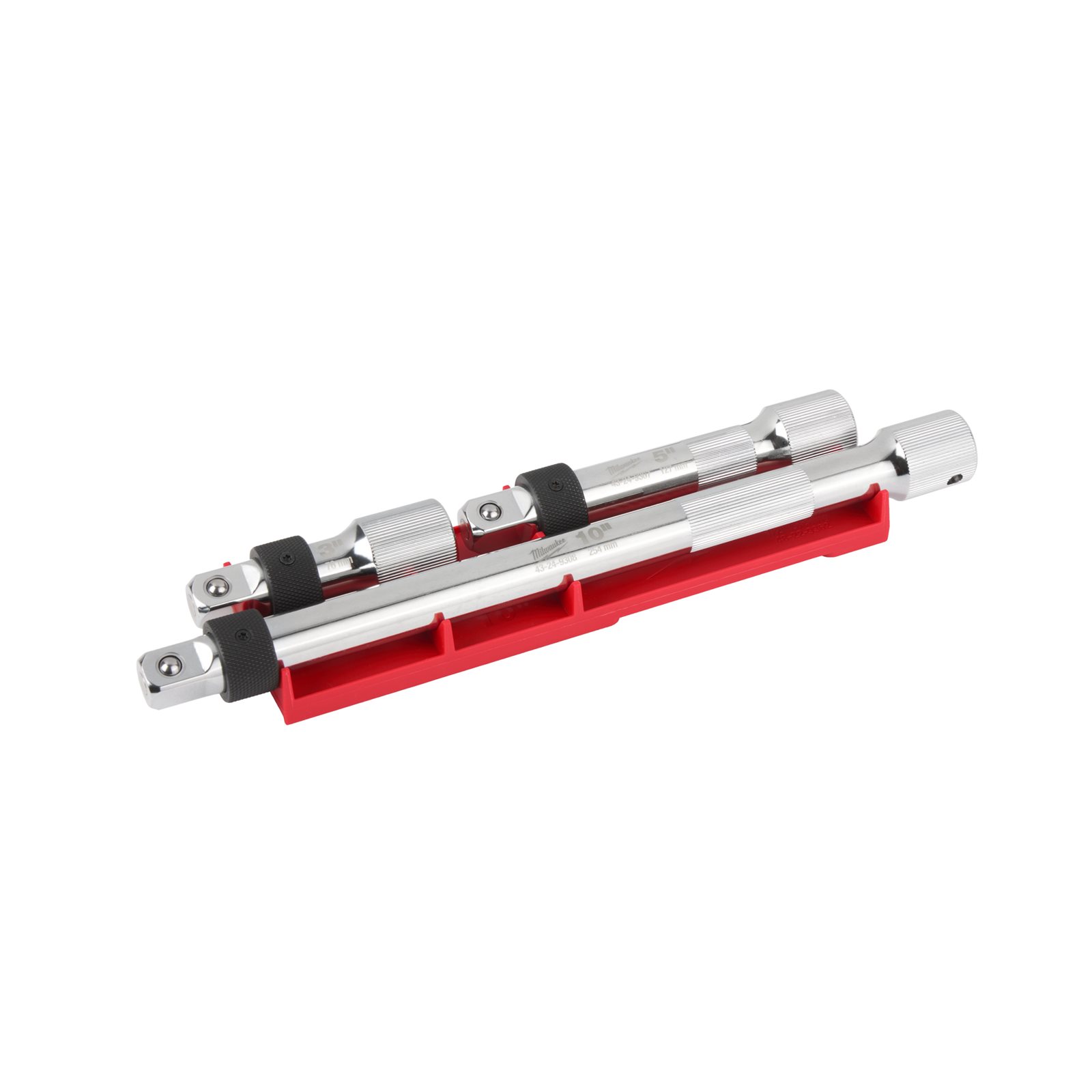 Set prelungitoare 1/2" cu blocare 3 buc Milwaukee - imagine 2