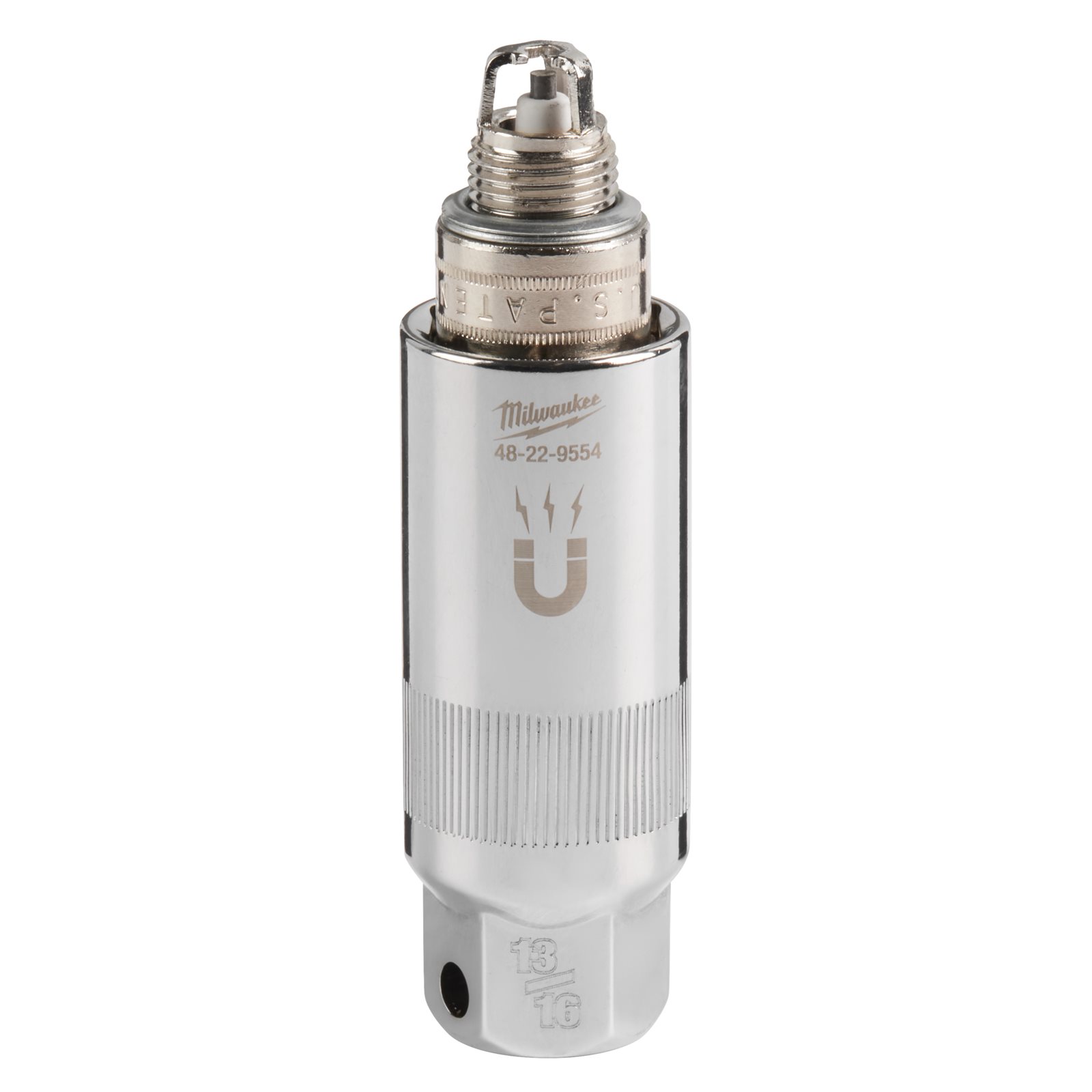 Cheie tubulară 3/8" magnetică pentru bujii 16MM Milwaukee - detaliu 1