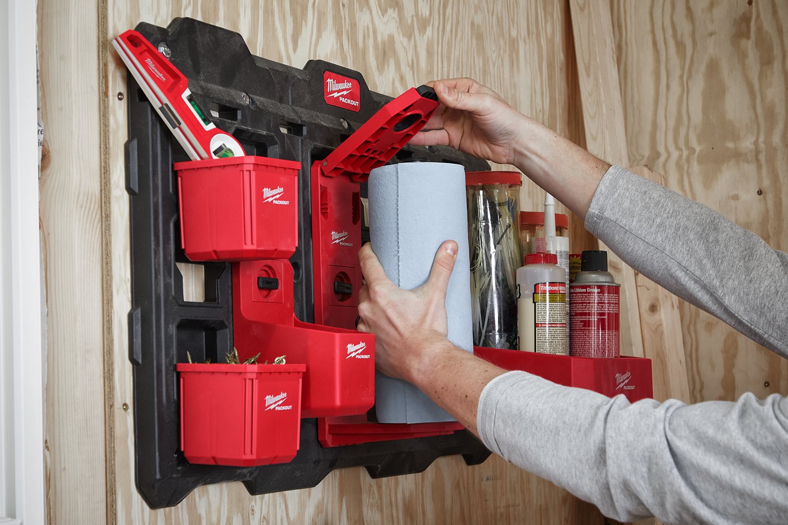 Suport depozitare PACKOUT Milwaukee 4932480707 - in utilizare 2