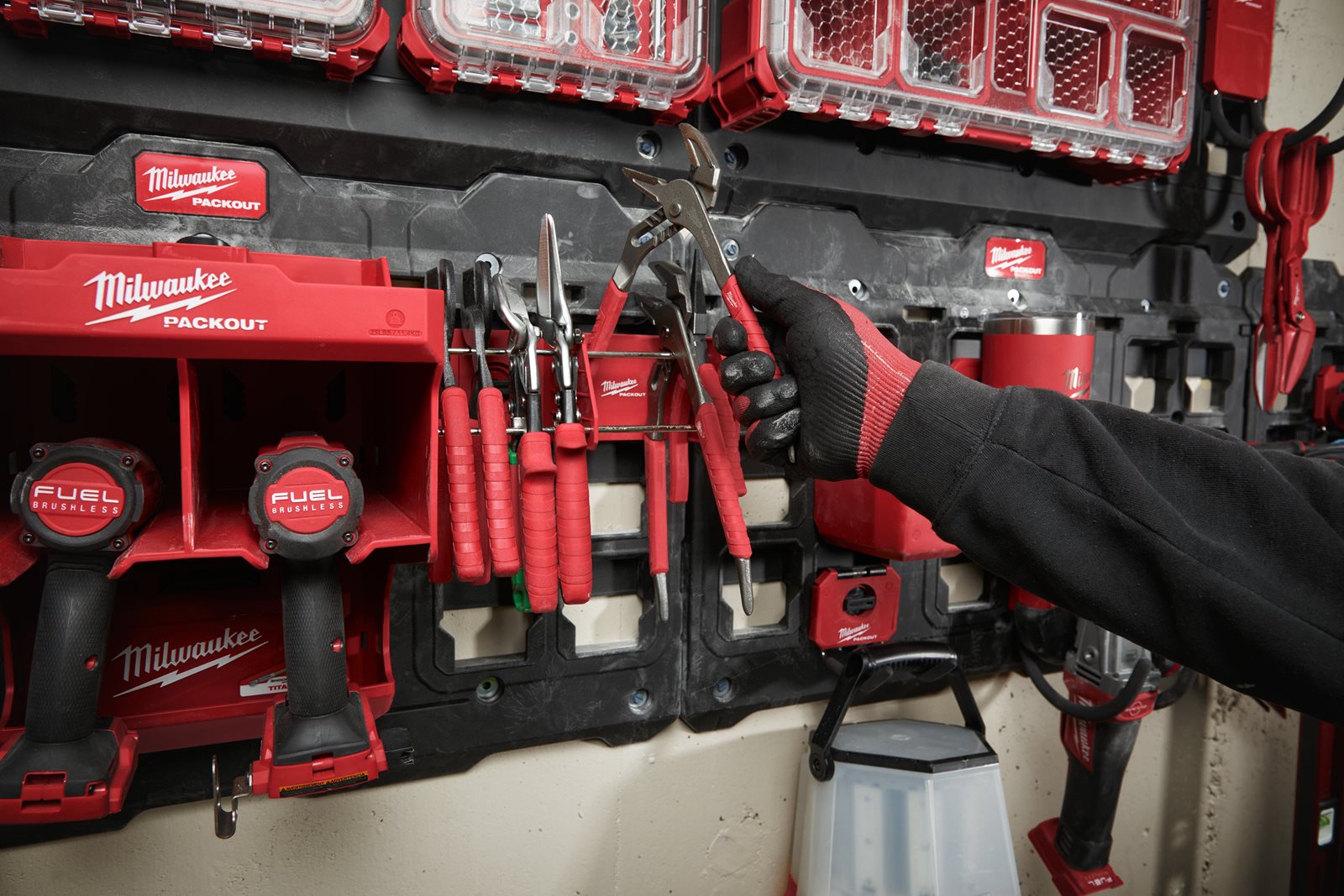 Suport depozitare PACKOUT Milwaukee 4932480710 - in utilizare 1