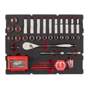Set inserție spumă antrenor și tubulare pentru cutia cu sertare PACKOUT 1/2" Milwaukee