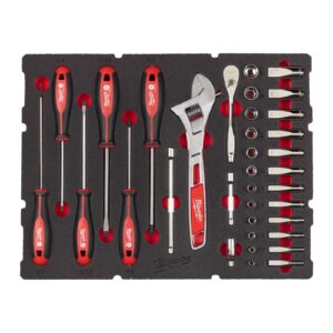 Set inserție spumă antrenor și tubulare pentru cutia cu sertare PACKOUT 1/4" Milwaukee