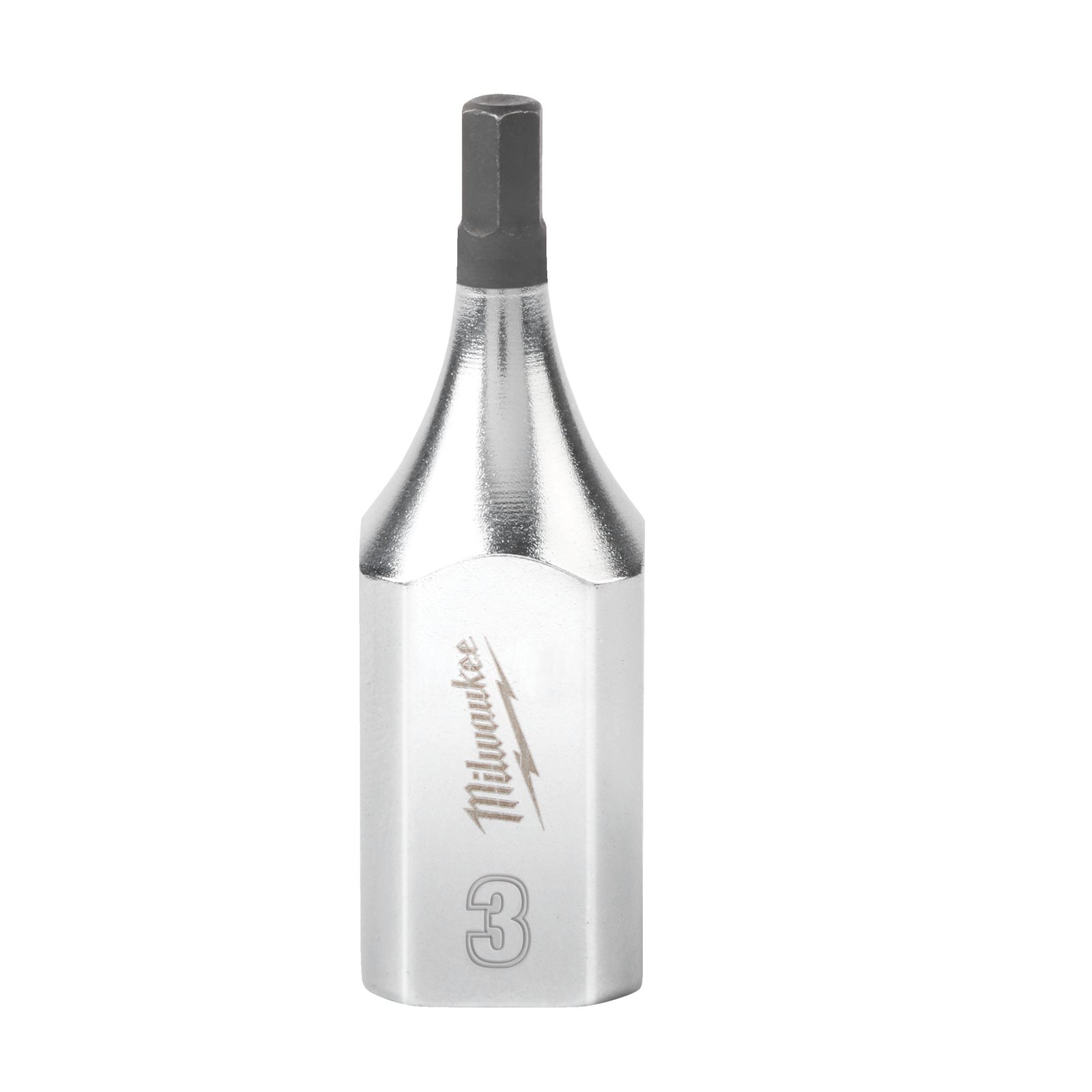 Cap cheie tubulară cu bit 3/8" Hex 3 mm Milwaukee