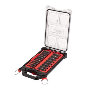 Chei tubulare de impact SHOCKWAVE IMPACT DUTY 3/8" 19 buc Milwaukee