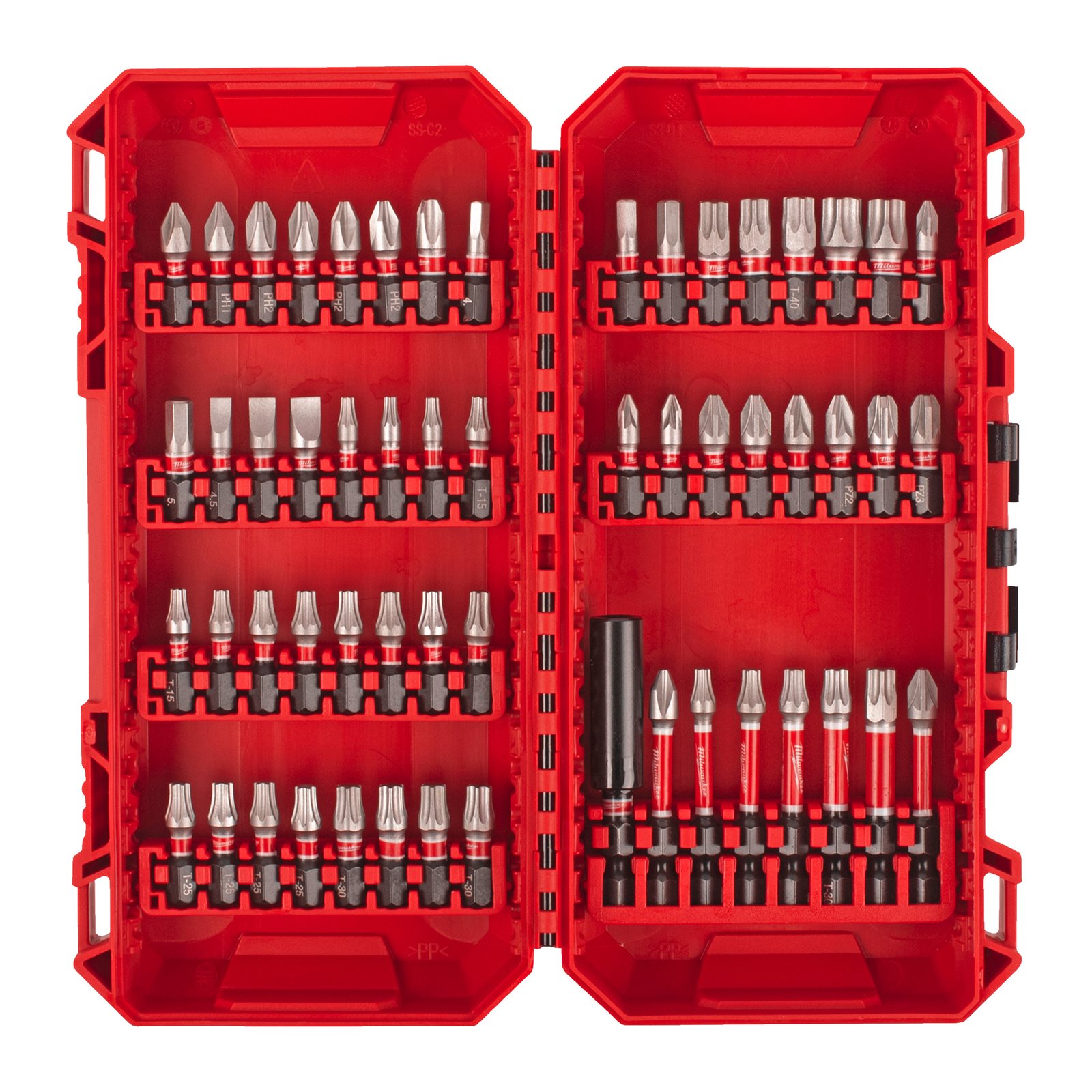 Seturi SHOCKWAVE IMPACT DUTY 56 buc Milwaukee