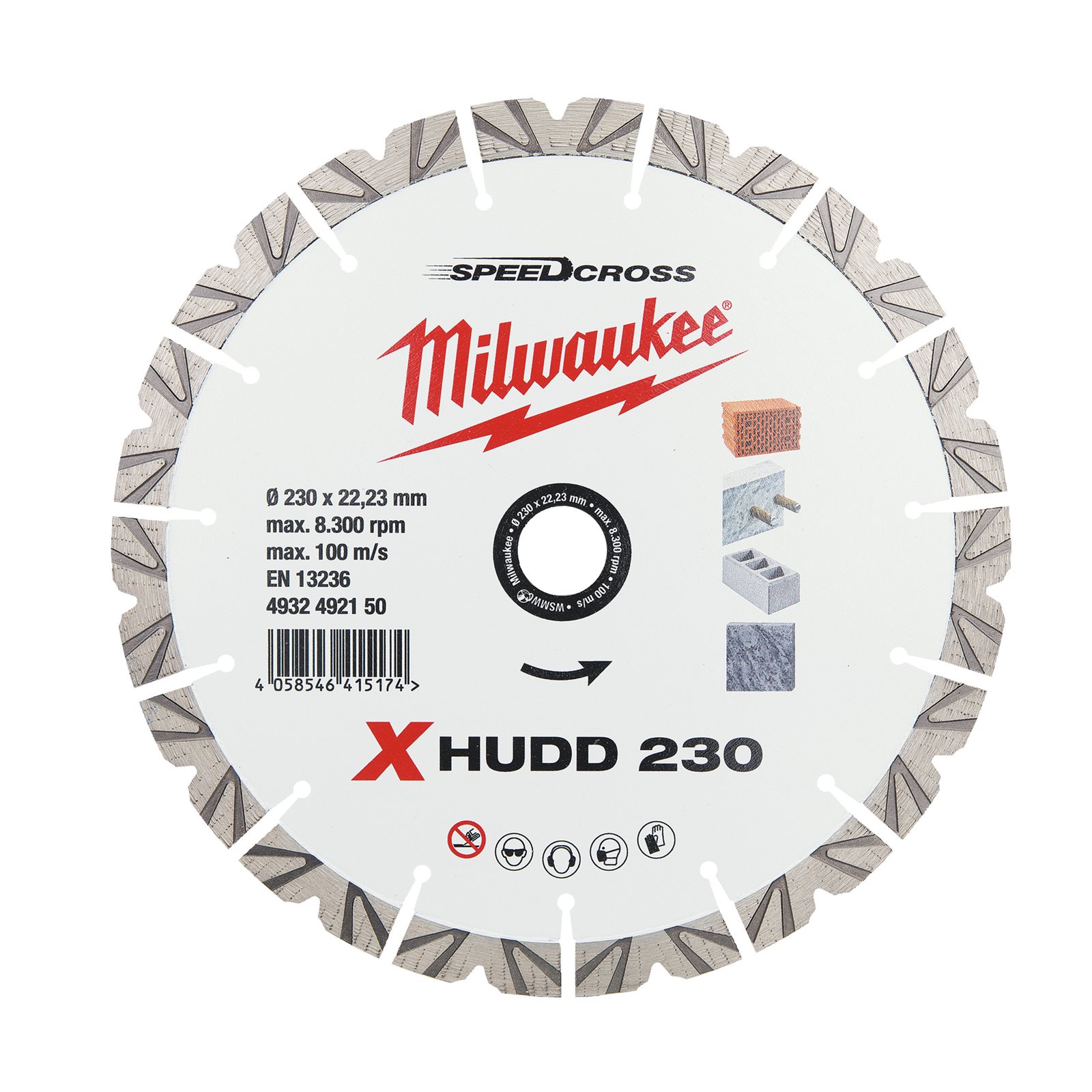 Premium Speedcross XHUDD 230 mm Milwaukee