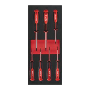 Seturi inserție spumă șurubelnițe Tri-Lobe 7 buc Milwaukee 4932492391