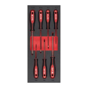 Seturi inserție spumă șurubelnițe Tri-Lobe 7 buc Milwaukee 4932492394