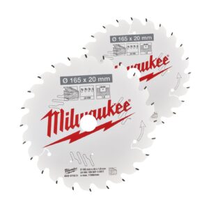 Pânze pentru fierăstraie circulare de mână 2 buc Milwaukee