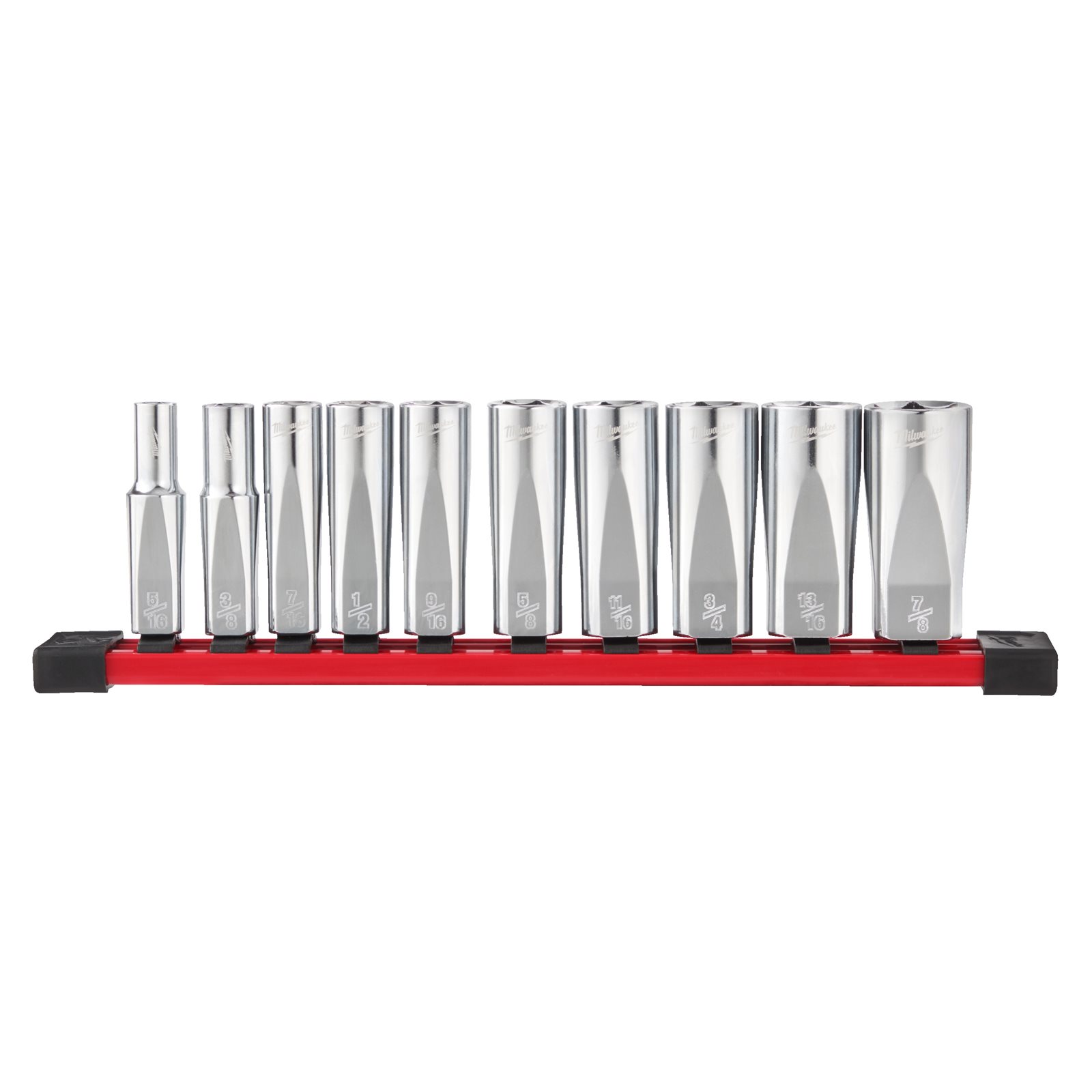 Seturi chei tubulare cromate 3/8" 10 buc Milwaukee 4932492510