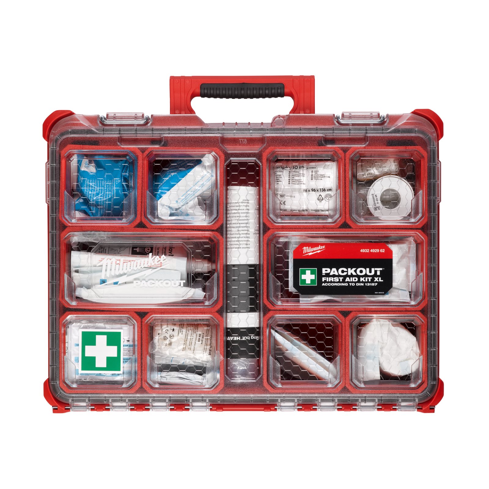 Trusă PACKOUT XL de prim ajutor DIN 13157 Milwaukee