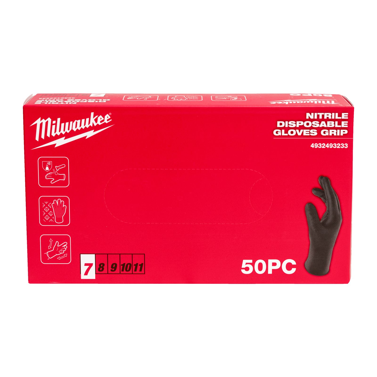 Mănuși de unică folosință 50 buc Milwaukee 4932493233 - continutul pachetului 1