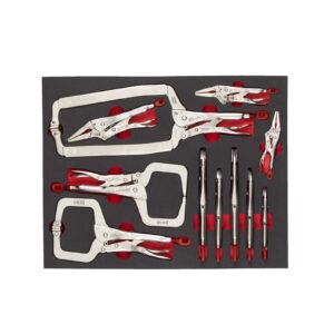 Set inserție spumă clești TORQUE LOCK 11 buc Milwaukee