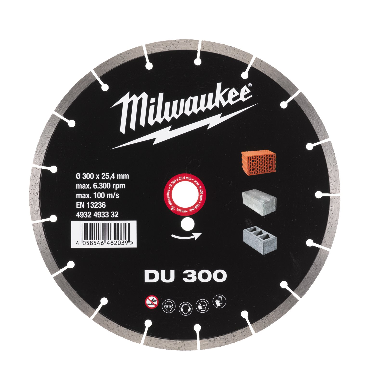 Discuri diamantate DU 300 mm Milwaukee