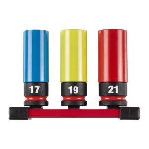 Chei tubulare de impact 1/2" SHOCKWAVE IMPACT DUTY 3 buc Milwaukee