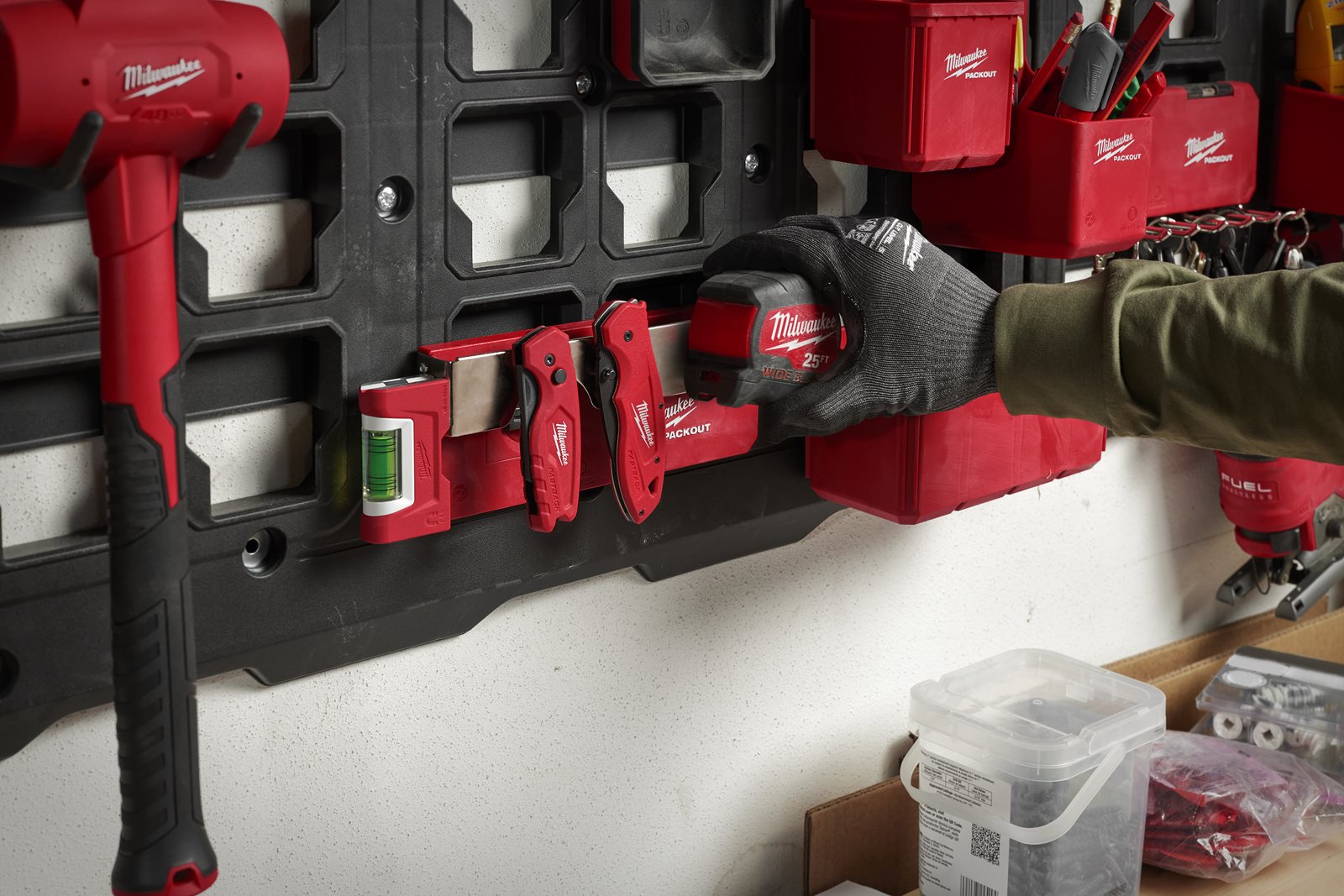 Suport depozitare PACKOUT Milwaukee 4932493377 - in utilizare 1