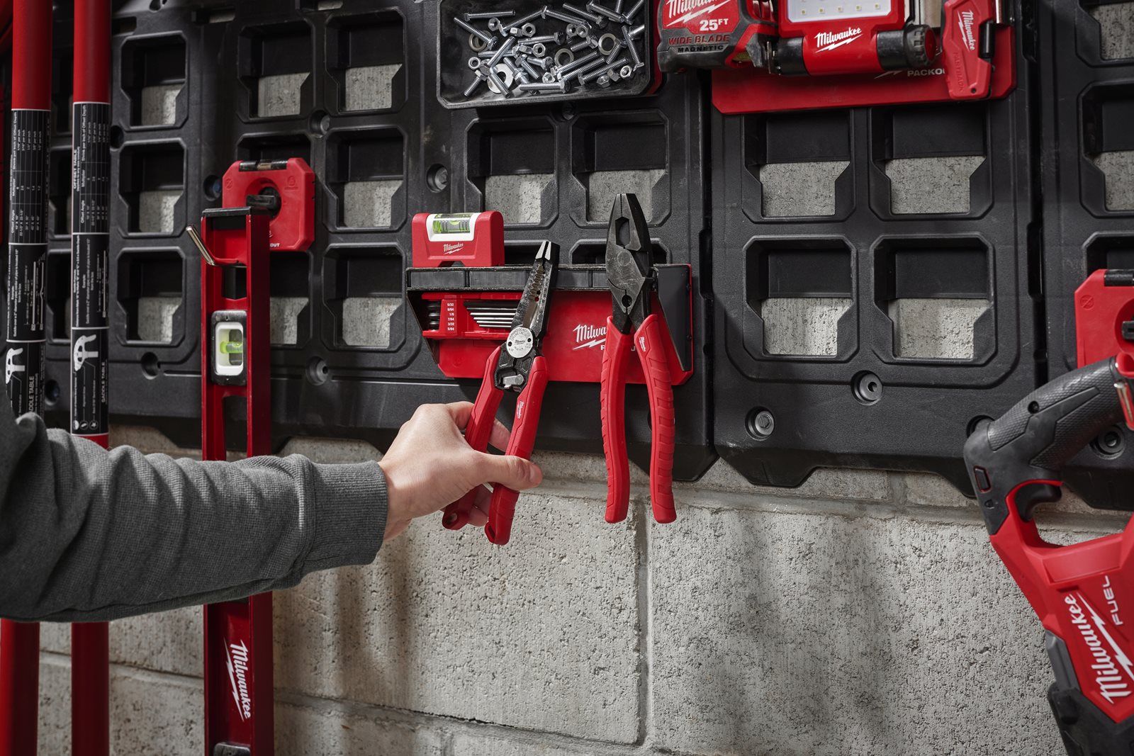 Suport depozitare PACKOUT Milwaukee 4932493378 - in utilizare 2