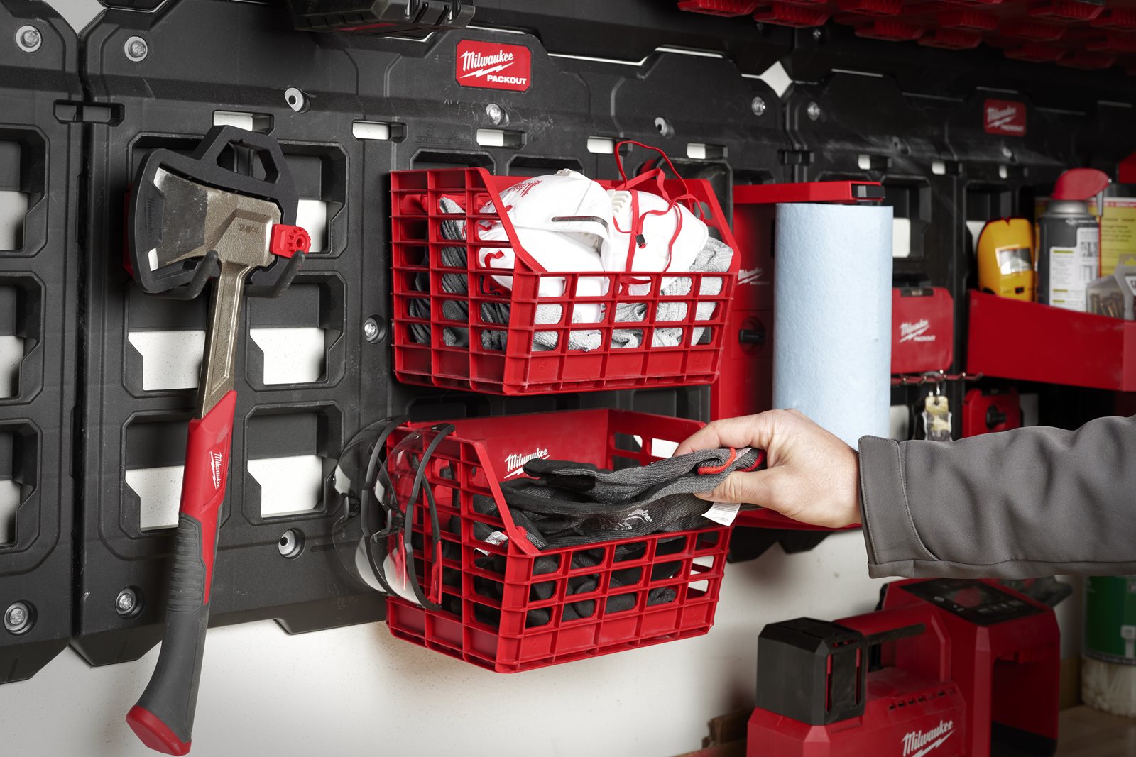 Suport depozitare PACKOUT Milwaukee 4932493379 - in utilizare 1