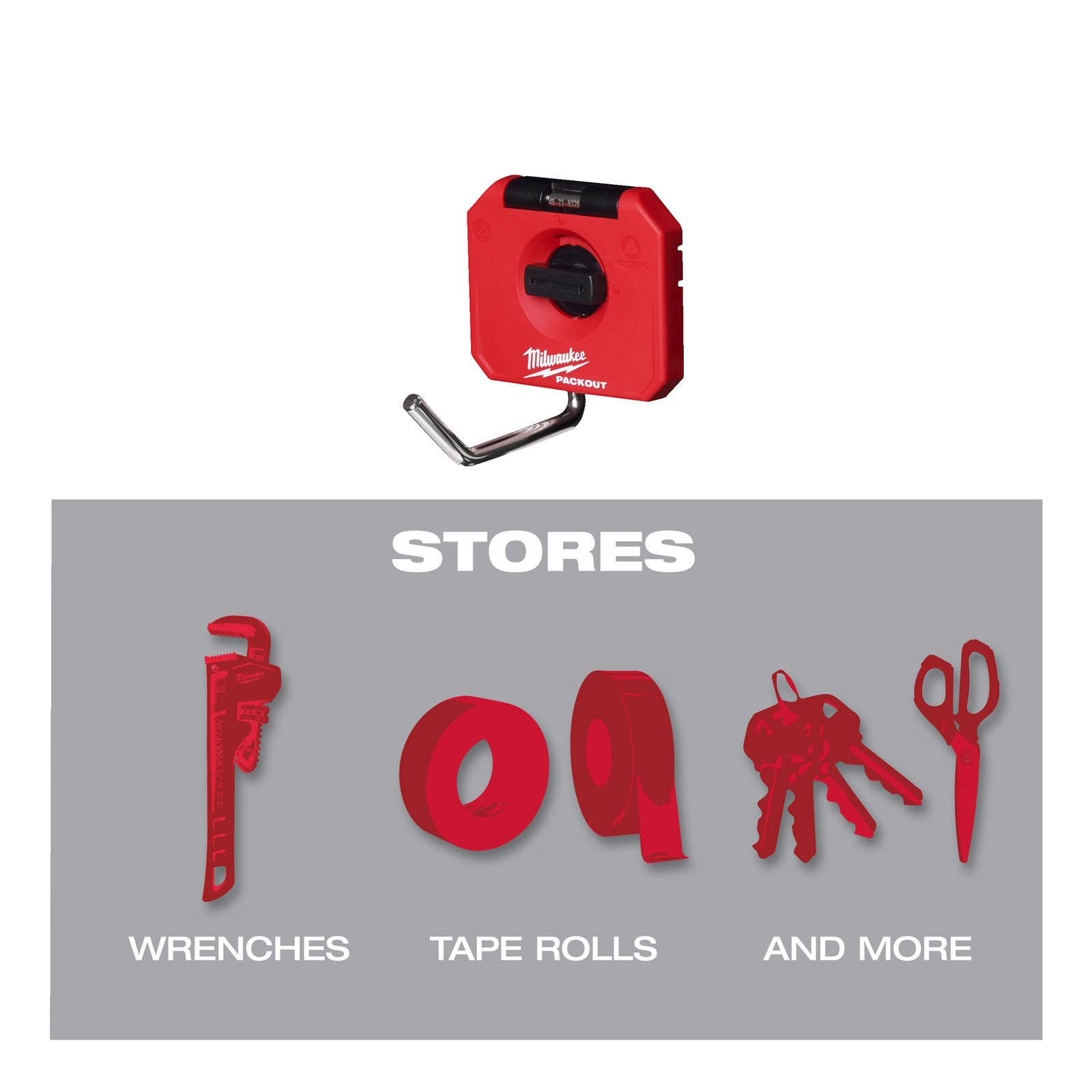 Cârlige PACKOUT Milwaukee 4932493383 - imagine 5