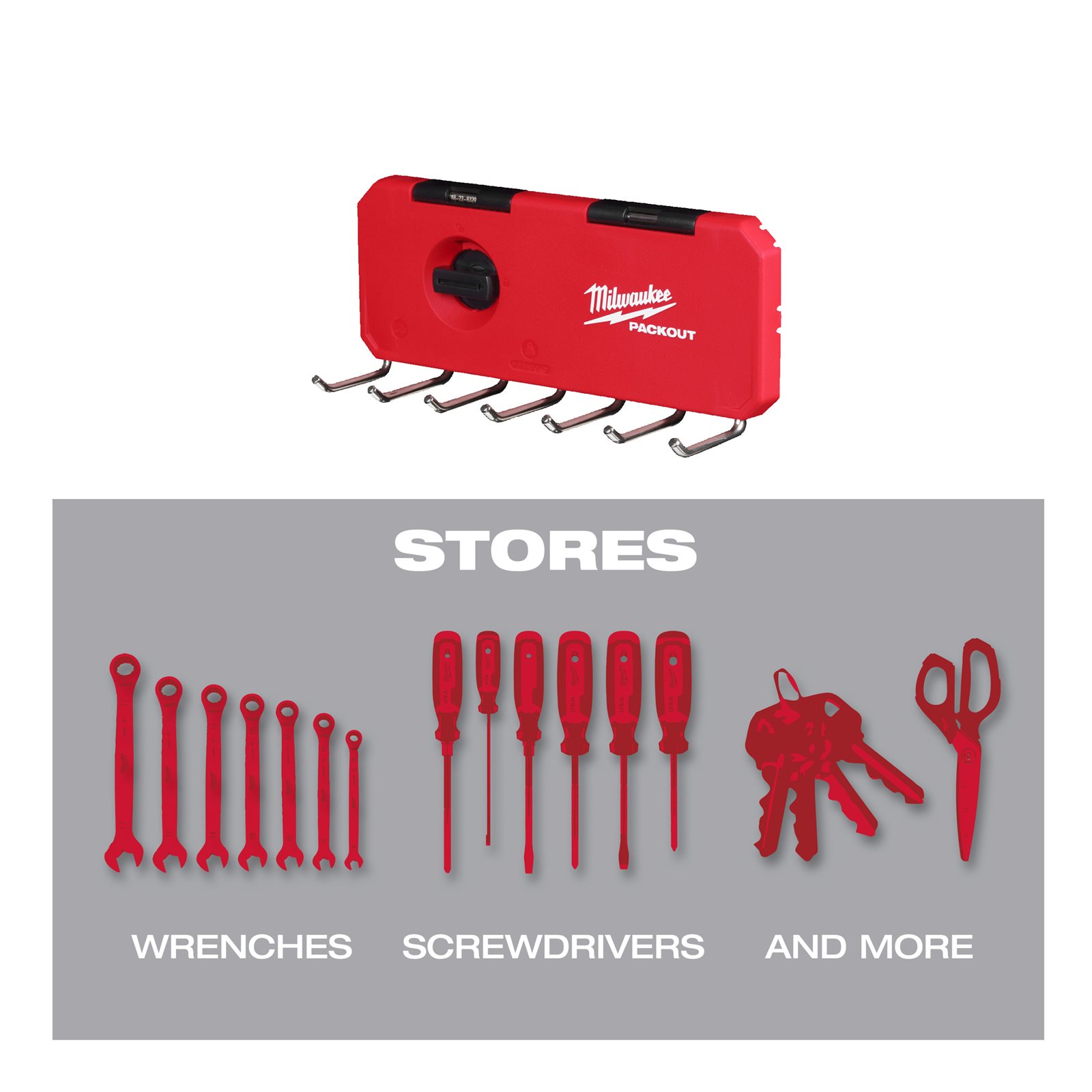 Cârlige PACKOUT Milwaukee 4932493384 - imagine 5