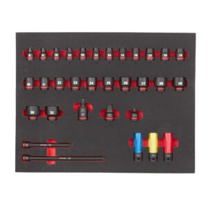 Set chei tubulare 1/2" SHOCKWAVE IMPACT DUTY 32 buc Milwaukee