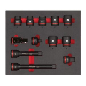 Inserție spumă 3/4" SHOCKWAVE IMPACT DUTY 12 buc Milwaukee 4932493396