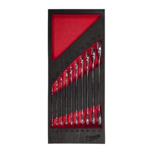 Set inserție spumă chei fixe duble 10 buc Milwaukee