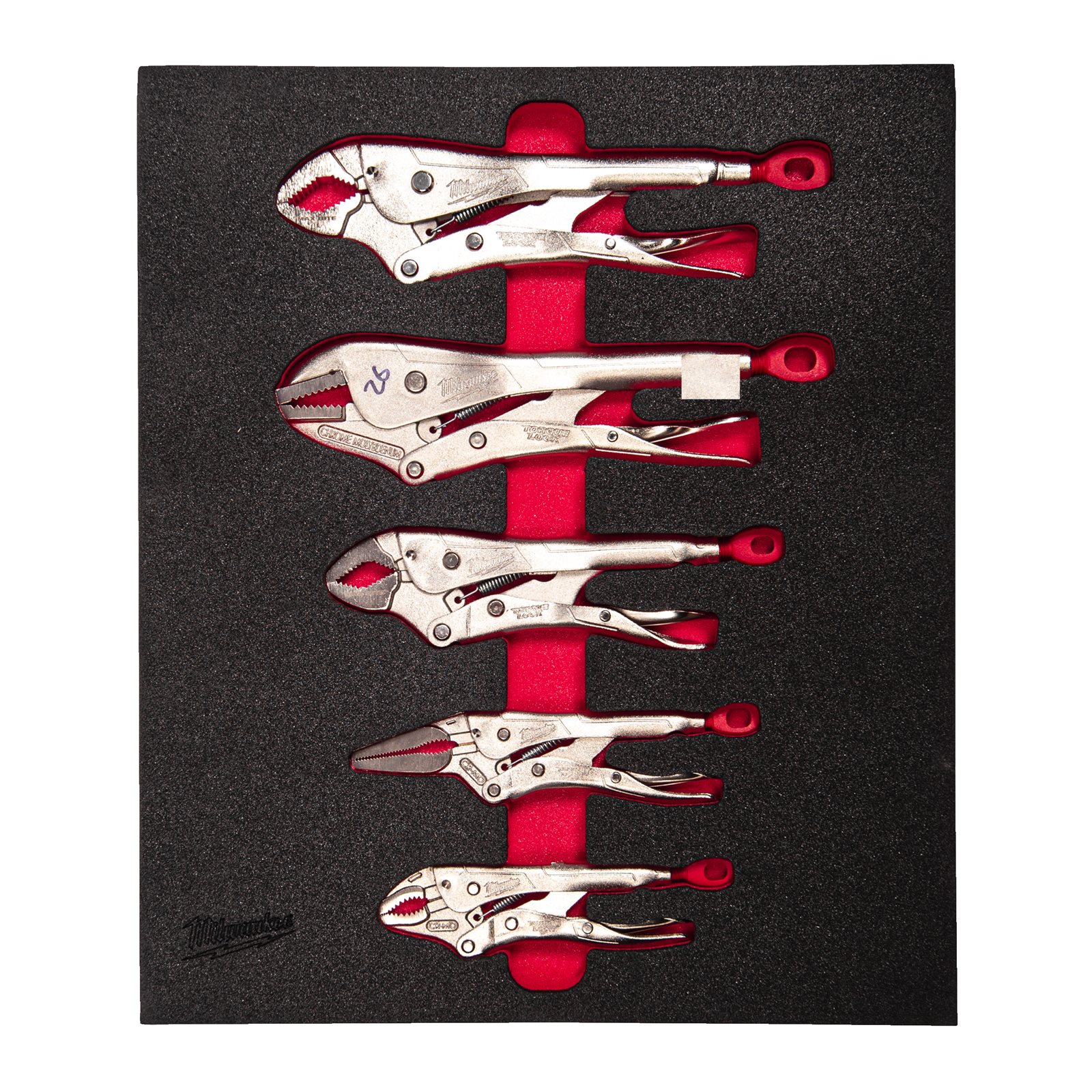 Set inserție spumă clești TORQUE LOCK 5 buc Milwaukee