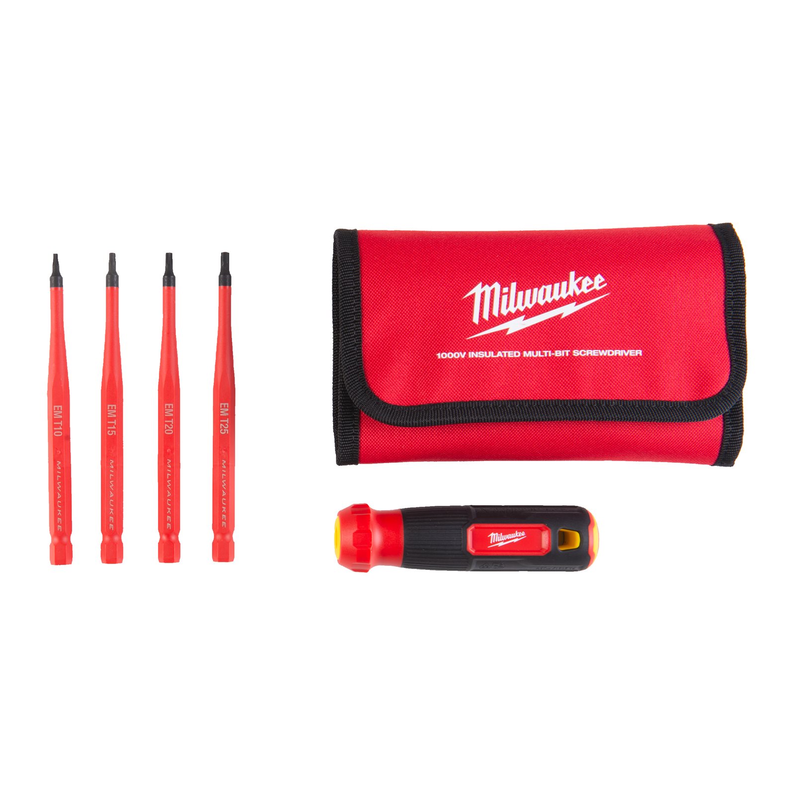 Șurubelnițe izolate multi-bit Milwaukee 4932493657 - imagine 2