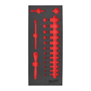 Inserție spumă goală pentru dulapul metalic 28 buc 1/4" Milwaukee