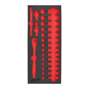 Inserție spumă goală pentru dulapul metalic 32 buc 3/8" Milwaukee