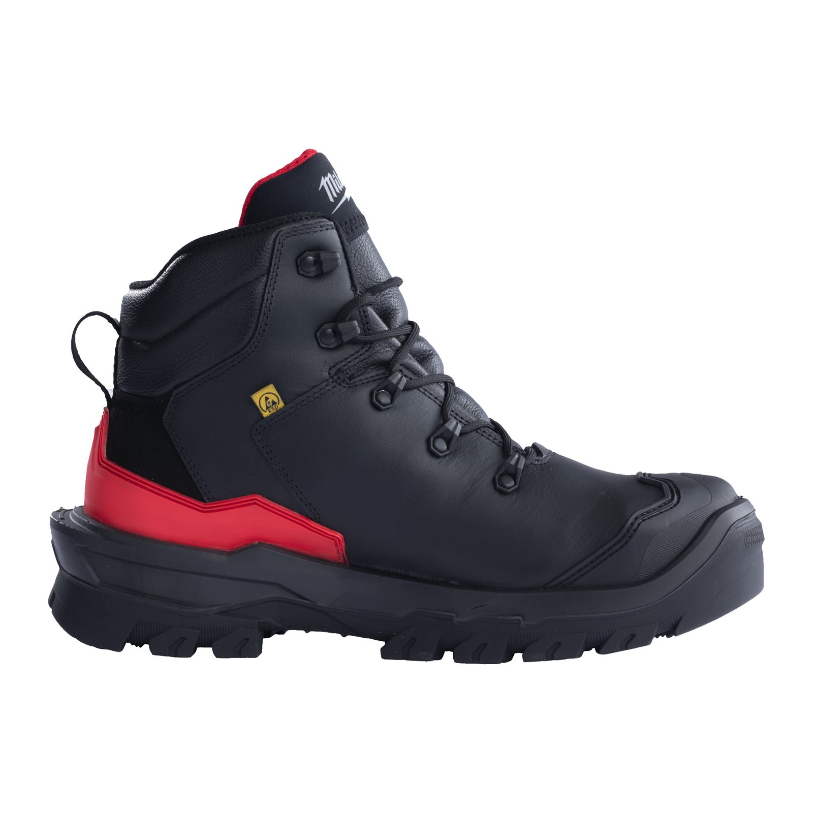 Ghete negre de protecție Armourtred S3S 1M110111W ESD HRO SC FO LG SR Negru Milwaukee 4932493763 - imagine 2