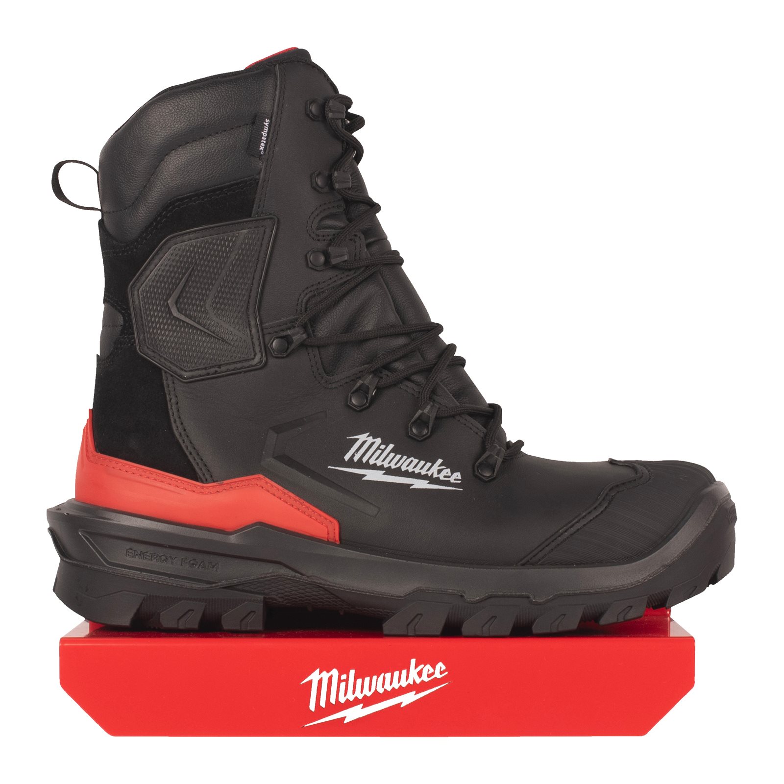 Bocanci negri înalți de protecție Armourtred S7S 1H110111W CI AN HRO SC FO LG SR Negru Milwaukee 4932493773 - continutul pachetului 1
